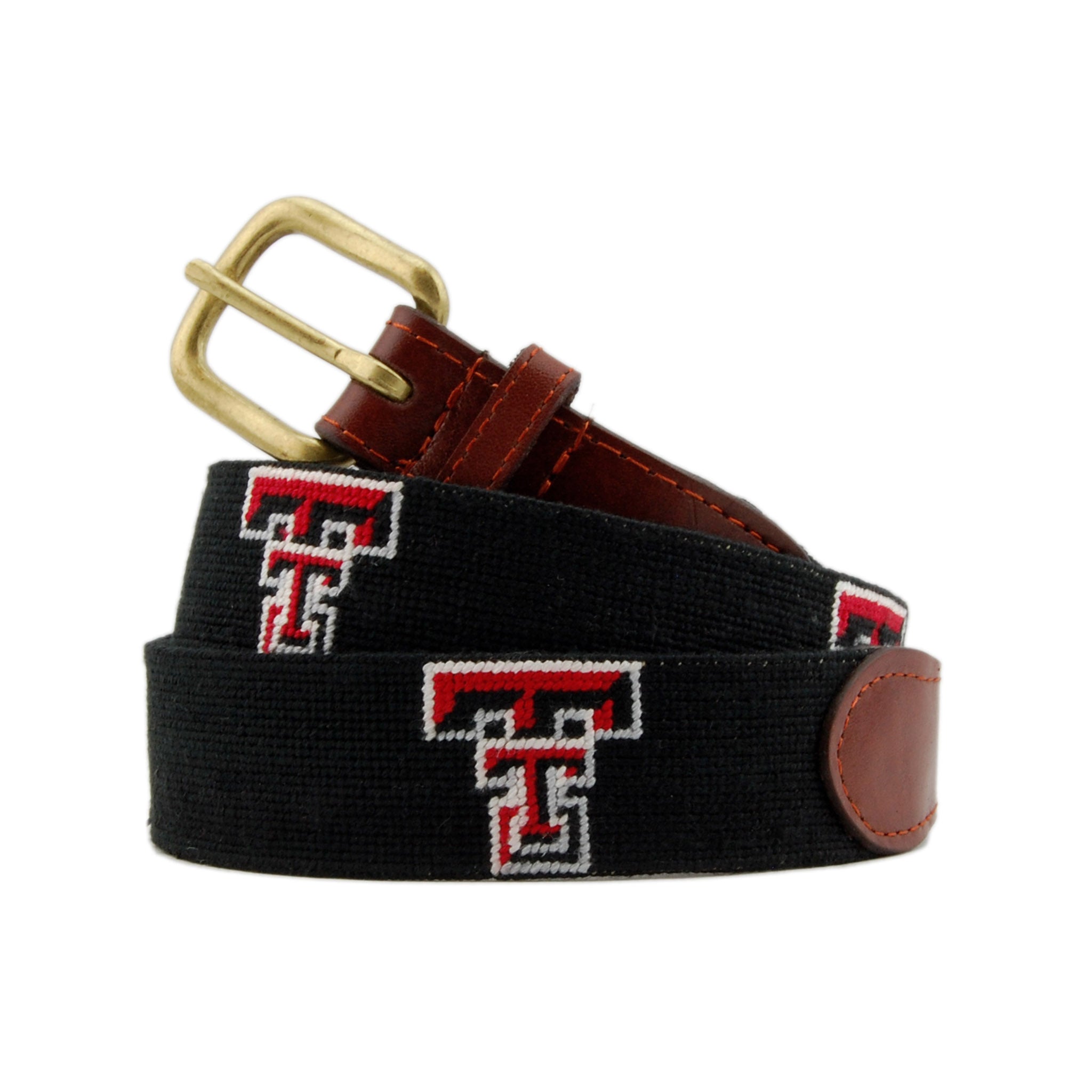 Texas Tech Needlepoint Belt (Black) – Smathers & Branson