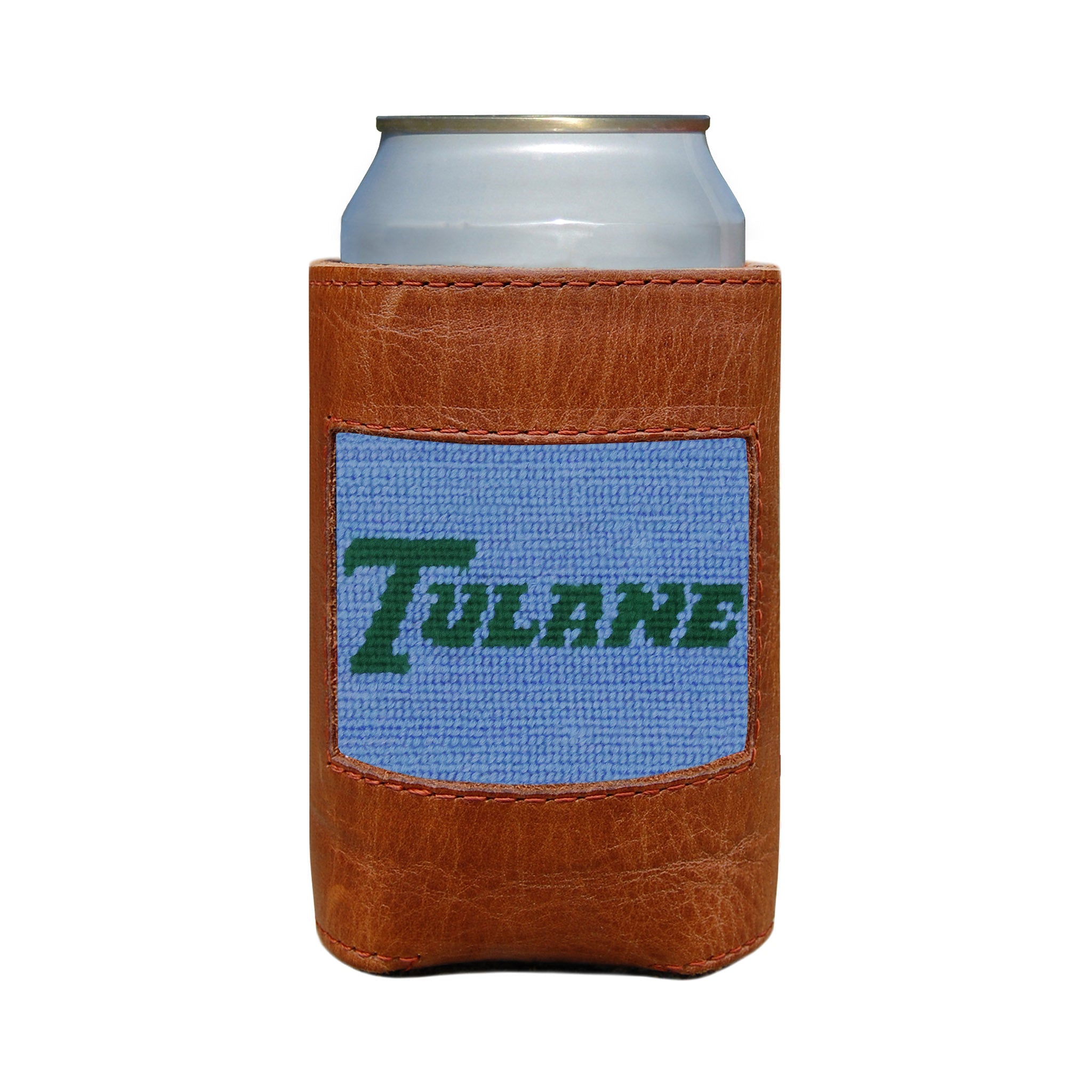Smathers and Branson Tulane Text Can Cooler Baby Blue