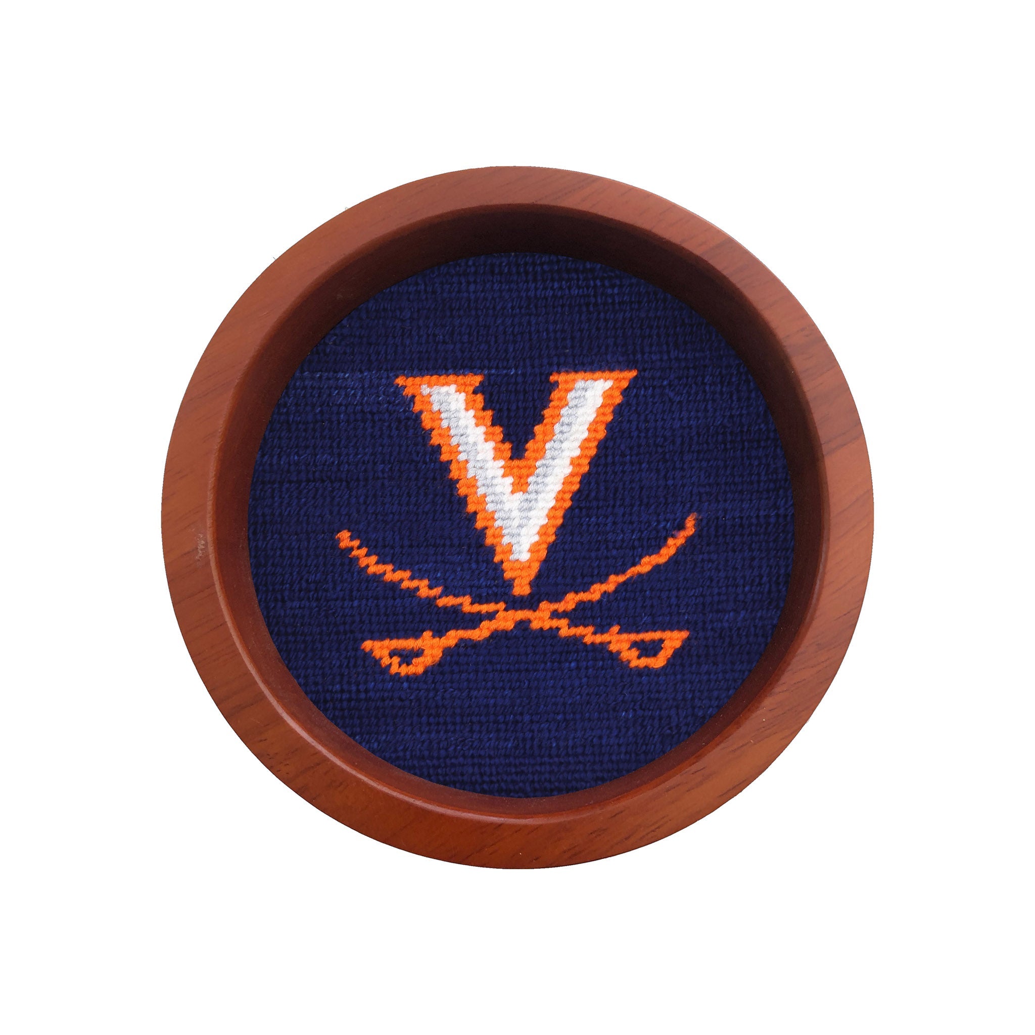 Smathers and Branson UVA Wine Bottle Coaster Dark Navy