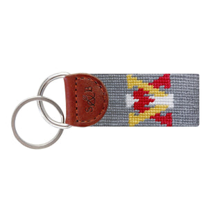 Smathers and Branson VMI Needlepoint Key Fob  