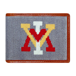 Smathers and Branson VMI Needlepoint Bi-Fold Wallet 