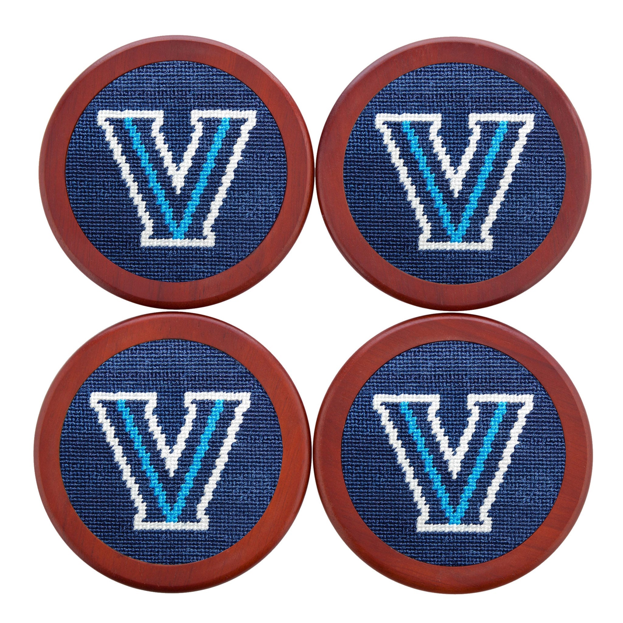 Smathers and Branson Villanova Needlepoint Coasters   