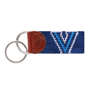 Smathers and Branson Villanova Needlepoint Key Fob  