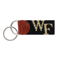 Smathers and Branson Wake Forest Needlepoint Key Fob  