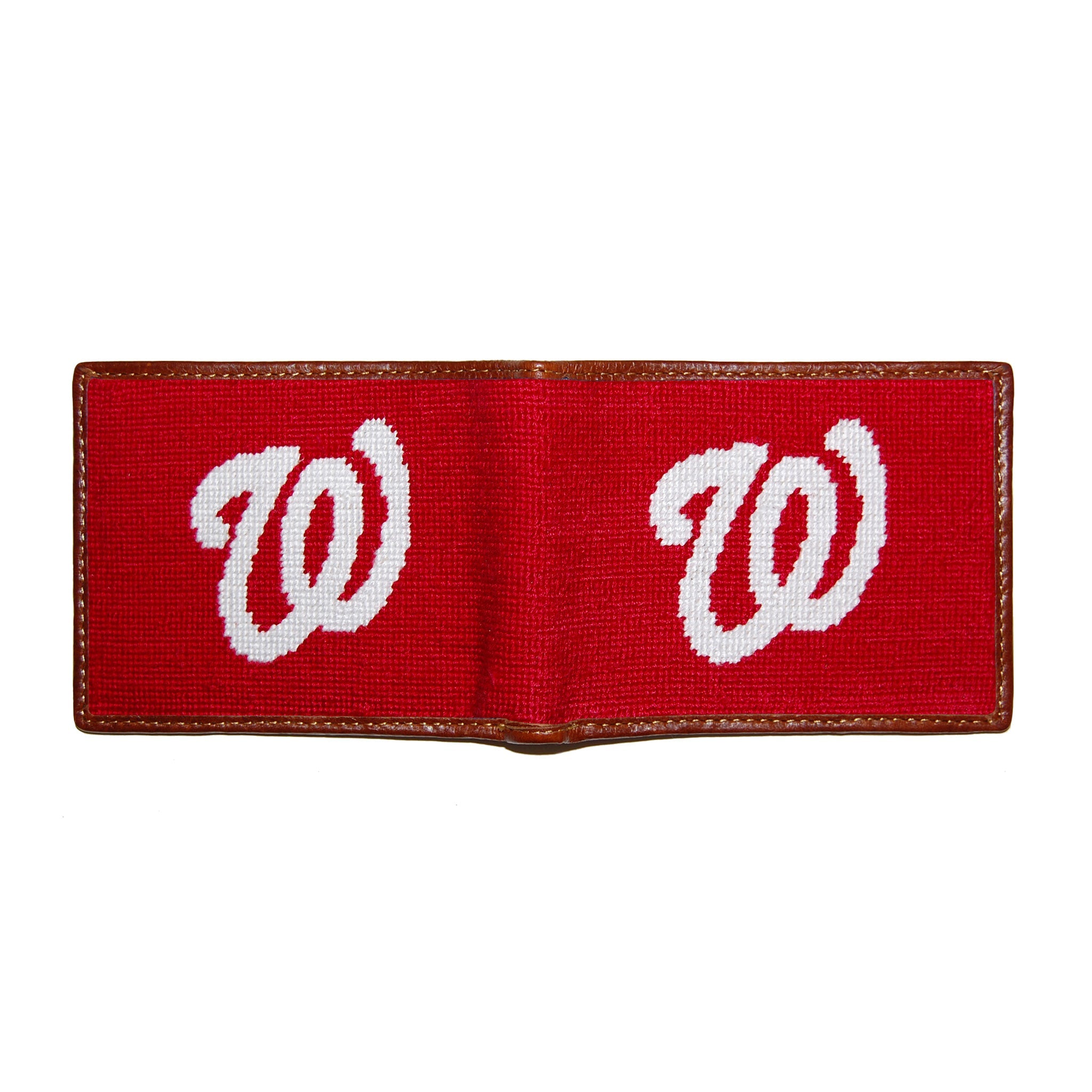 Smathers and Branson Washington Nationals Needlepoint Bi-Fold Wallet 