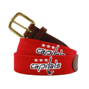 Smathers and Branson Washington Capitals Needlepoint Belt 