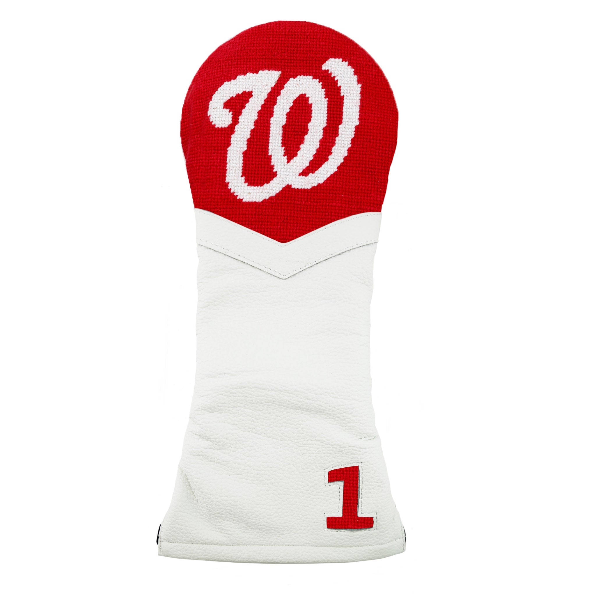 Smathers and Branson Washington Nationals Driver Headcover Red White Leather