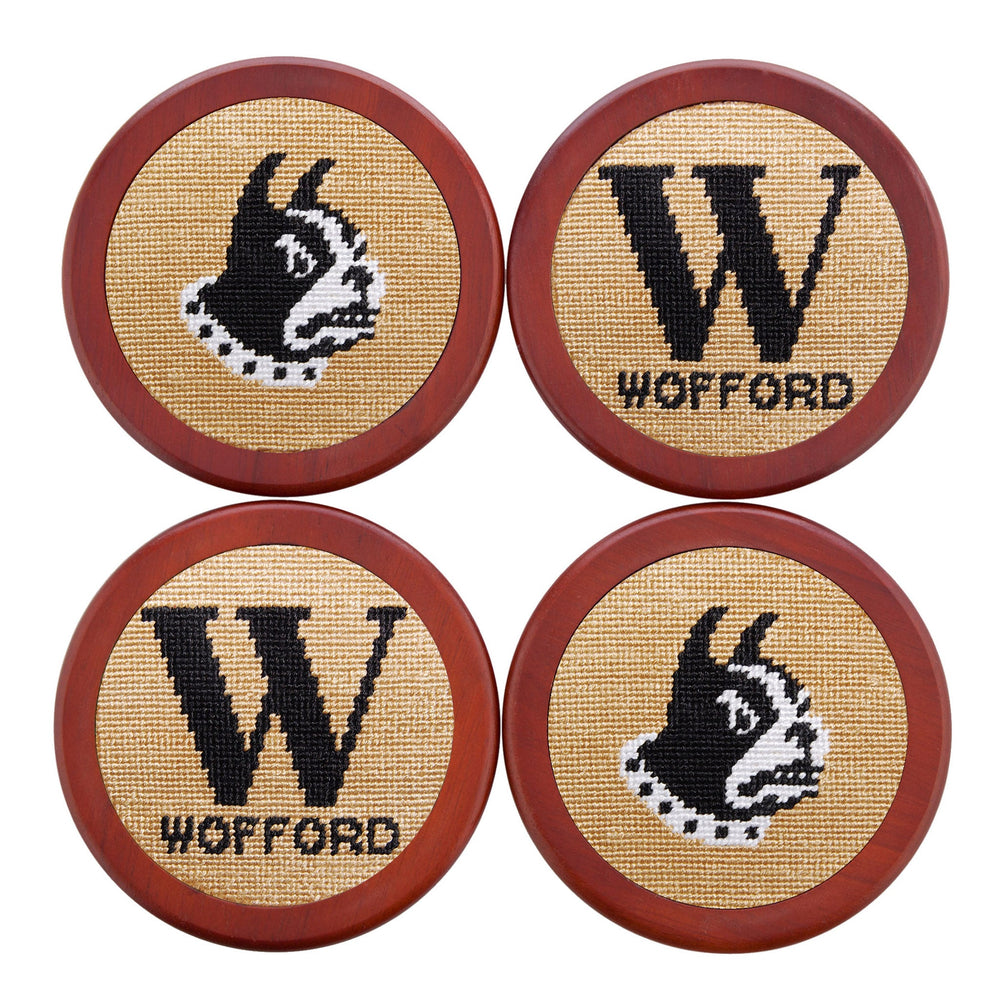 Smathers and Branson Wofford Needlepoint Coasters   