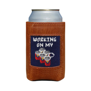 Smathers and Branson Working On My Six Pack Can Cooler Dark Navy