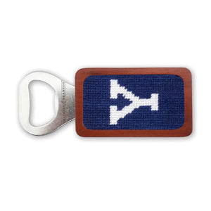 Smathers and Branson Yale Needlepoint Bottle Opener  