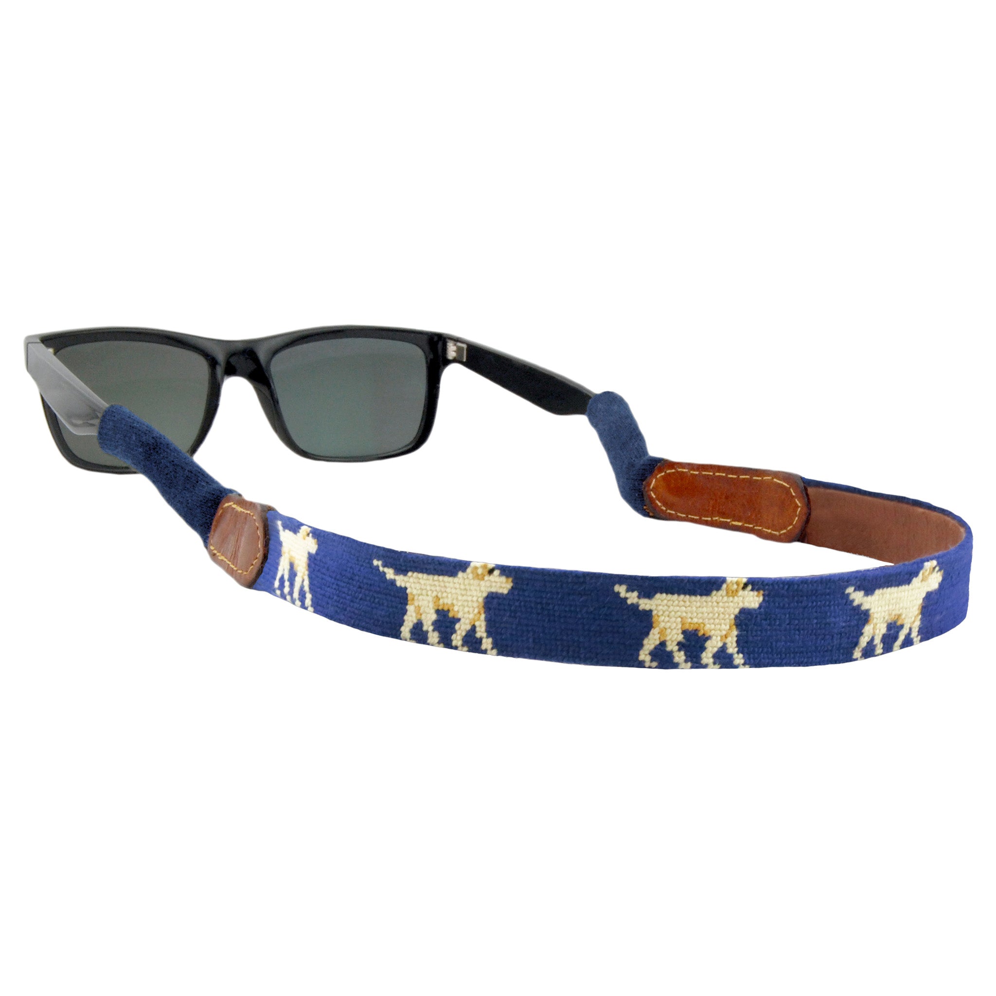Yellow Lab Walking Sunglass Strap (Classic Navy) – Smathers & Branson