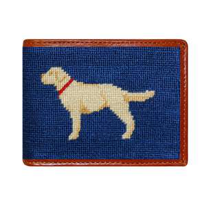 Smathers and Branson Yellow Lab Wallet Classic Navy