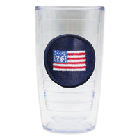 76 Flag Tumbler (Dark Navy) (Navy Edge)