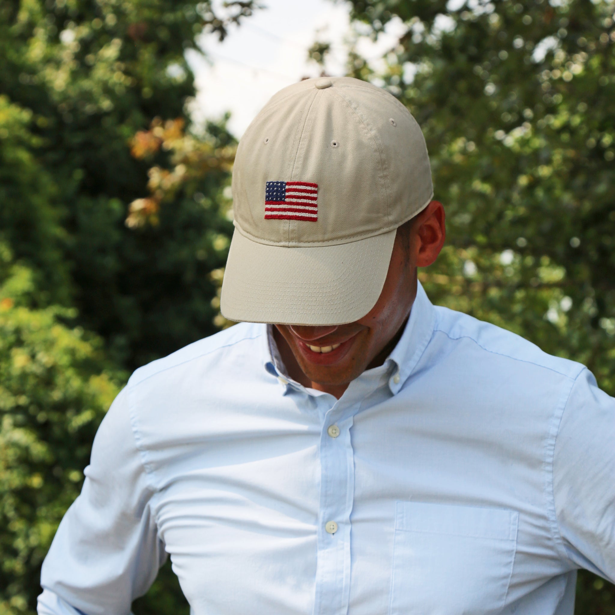 American Flag Hat (Stone)