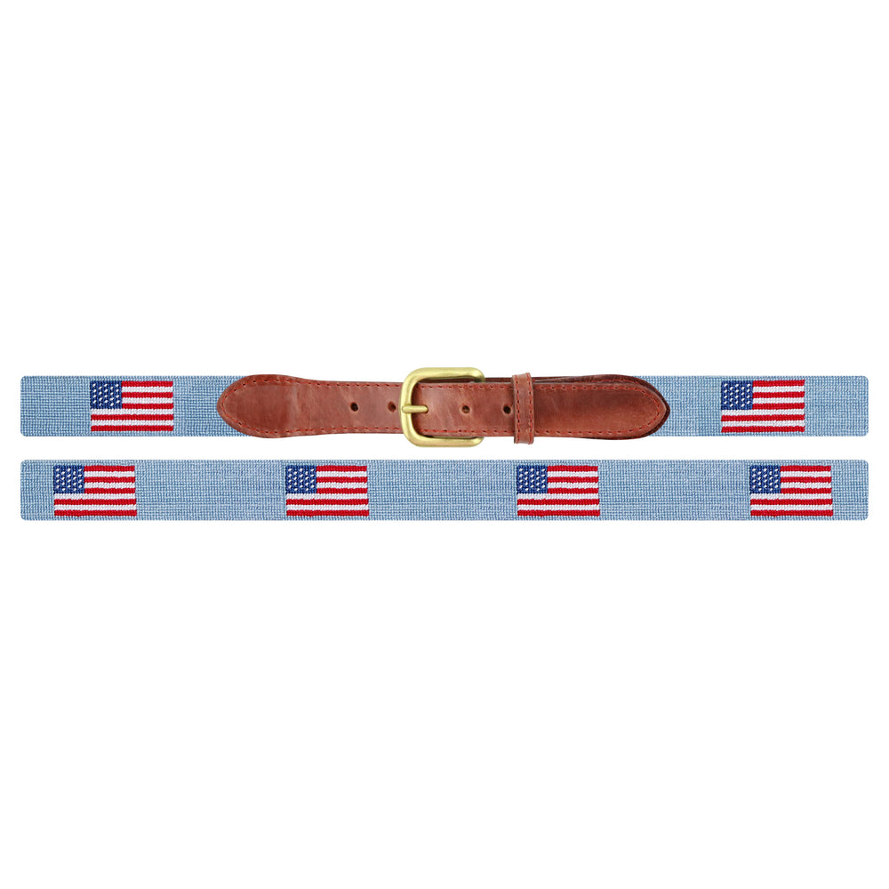 American Flag Belt (Antique Blue)