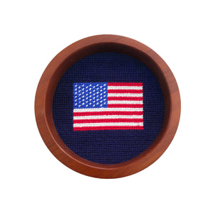 American Flag Wine Bottle Coaster
