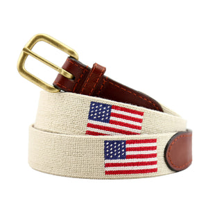 American Flag Belt (Light Khaki)