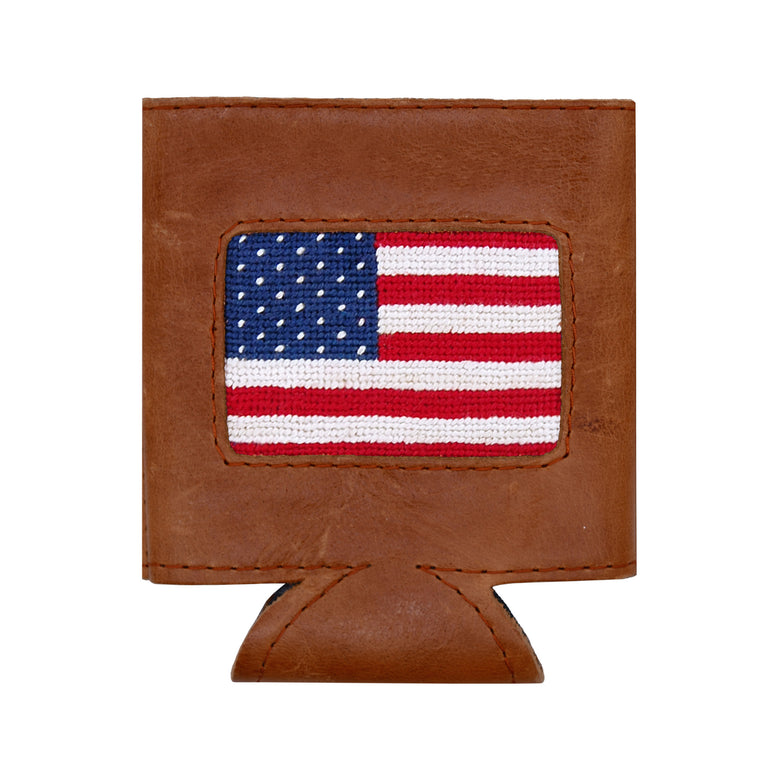 American Flag Can Cooler
