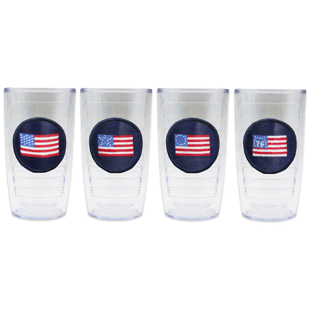 76 Flag Tervis Tumbler (Dark Navy) (Navy Edge)