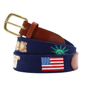American History Belt (Dark Navy)