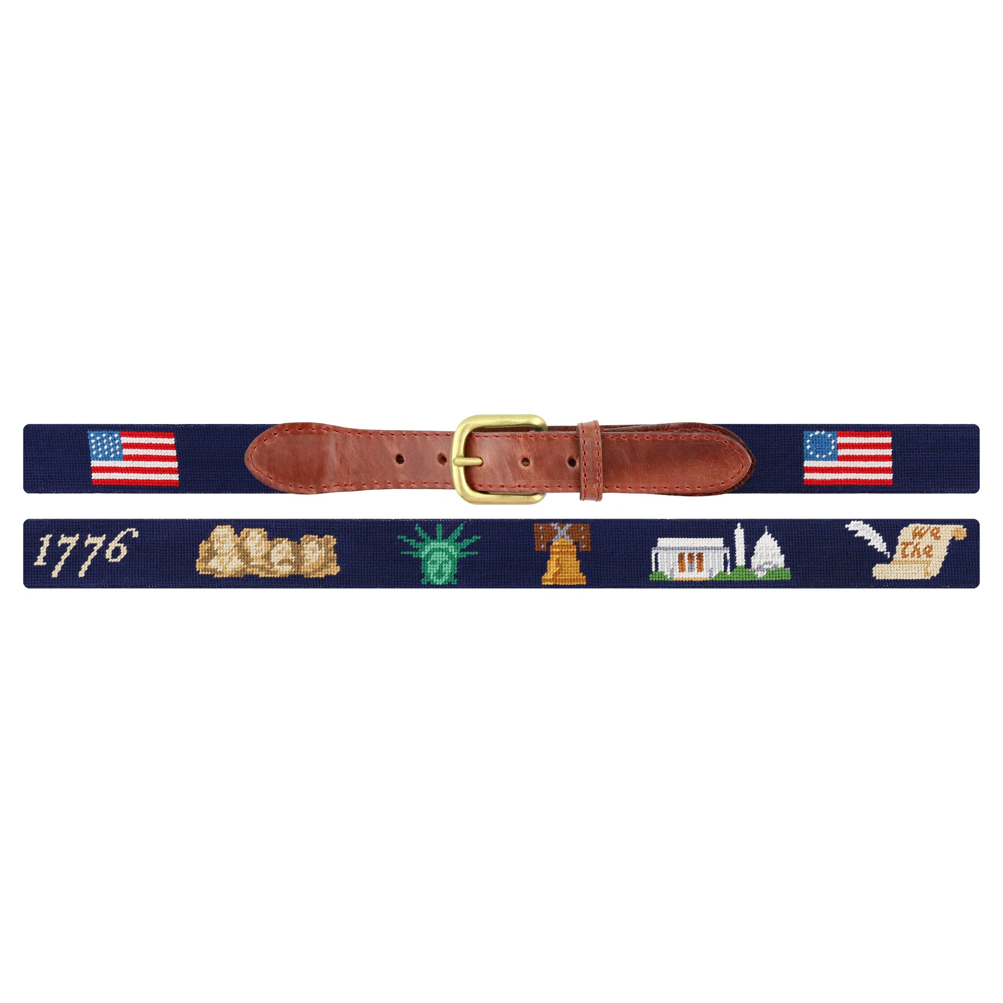 American History Belt (Dark Navy)