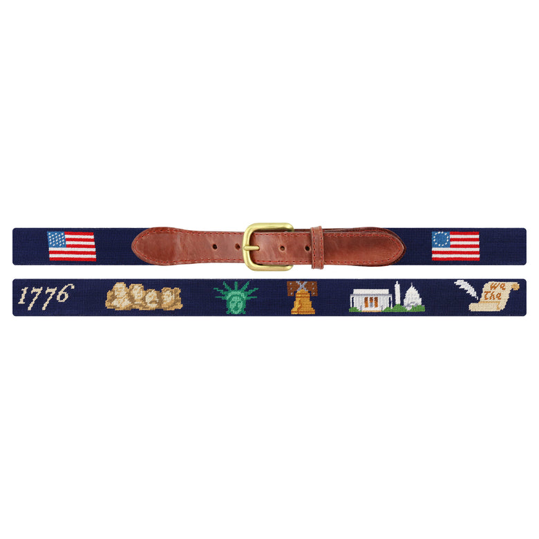 American History Belt (Dark Navy)