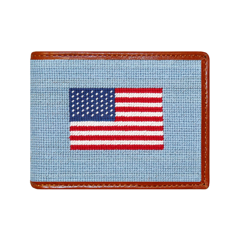 American Flag Wallet (Antique Blue)