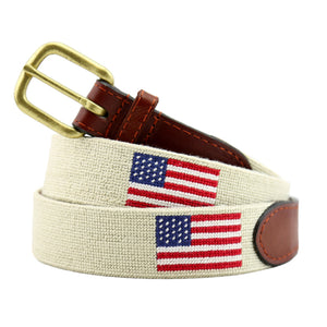 American Flag Belt (Light Khaki)