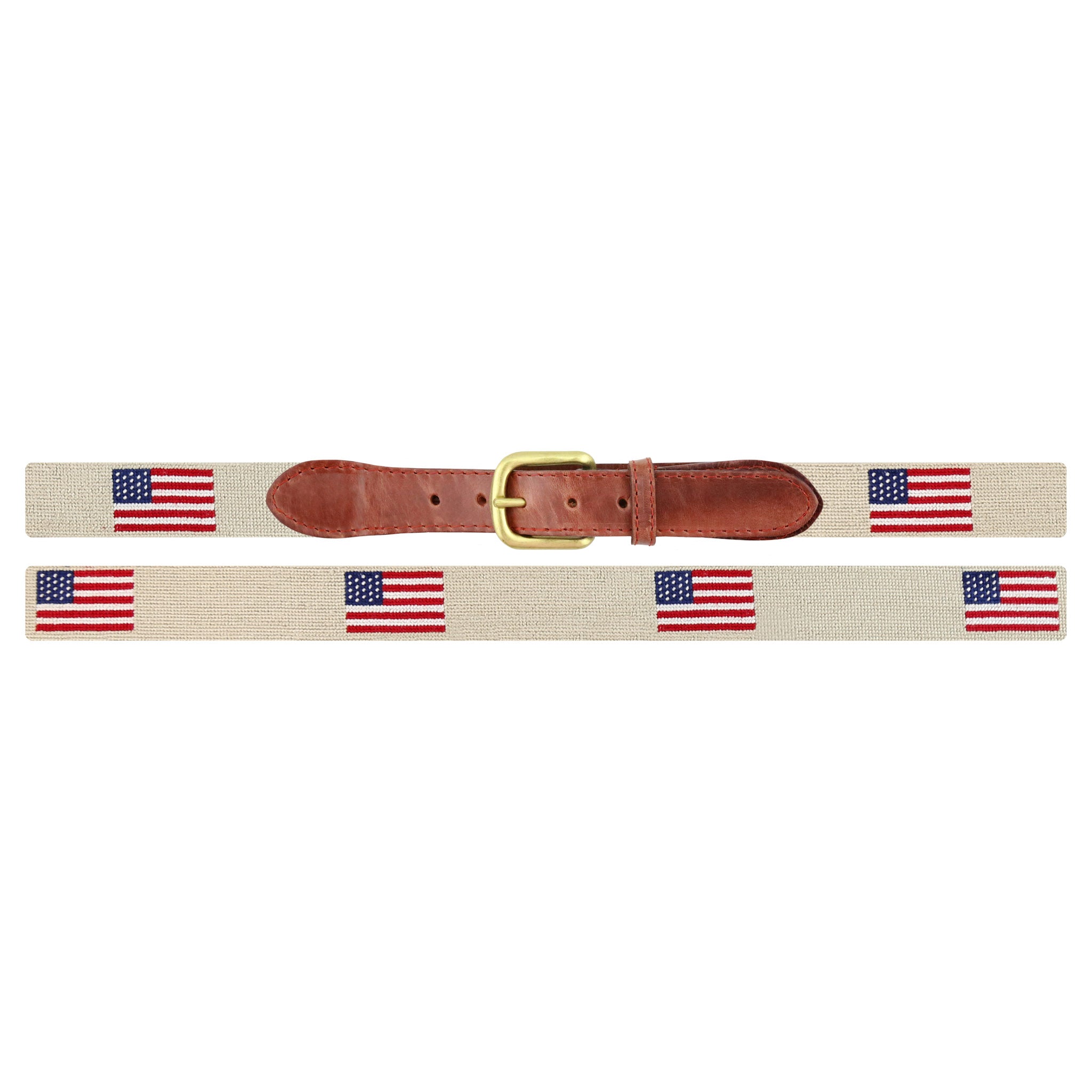 American Flag Belt (Light Khaki)
