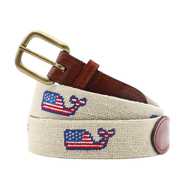 Vineyard Vines American Whale Belt (Final Sale)