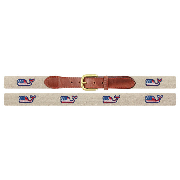 Vineyard Vines American Whale Belt (Final Sale)