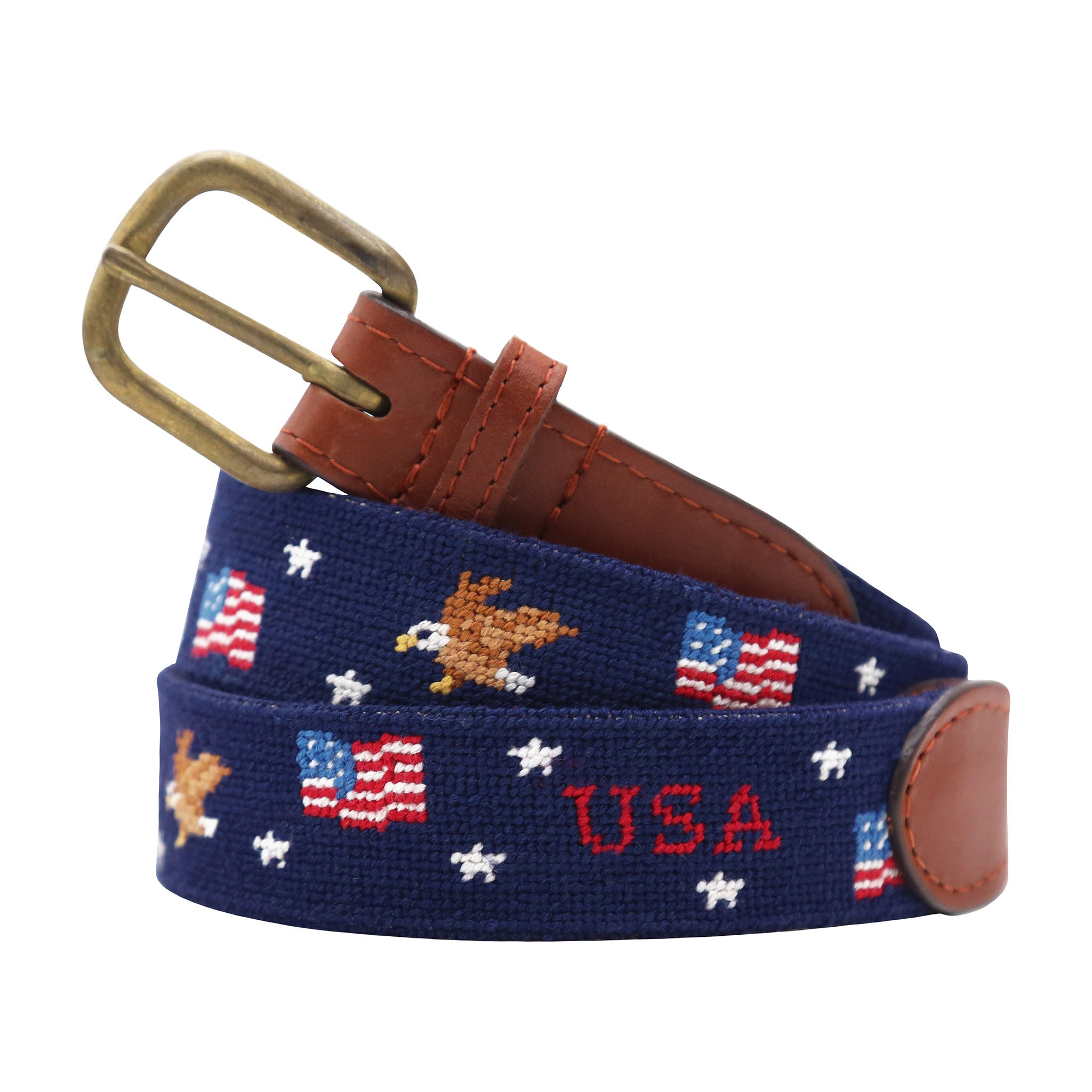 Americana Pattern Belt (Dark Navy)