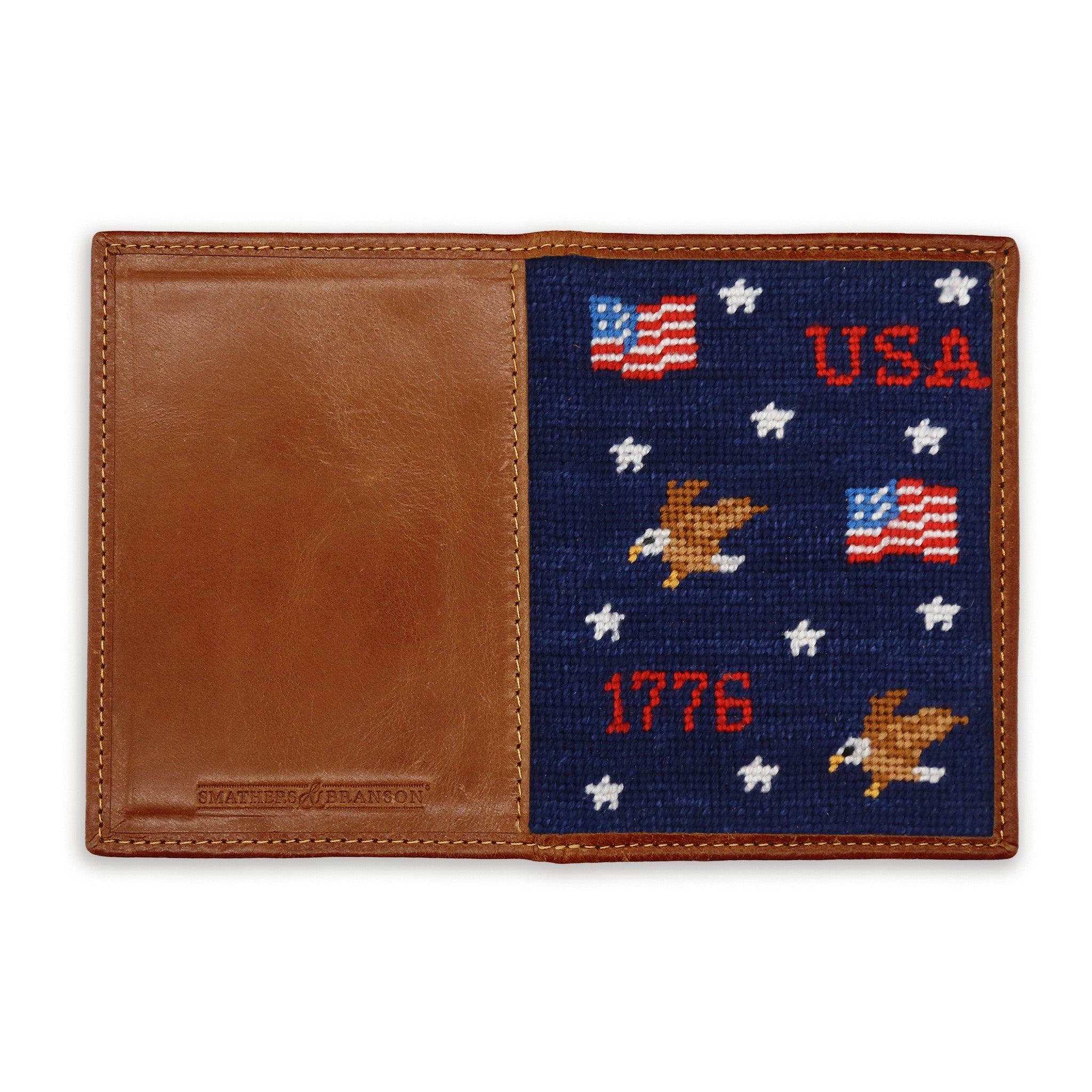 Americana Pattern Passport Case - Thumbnail 2
