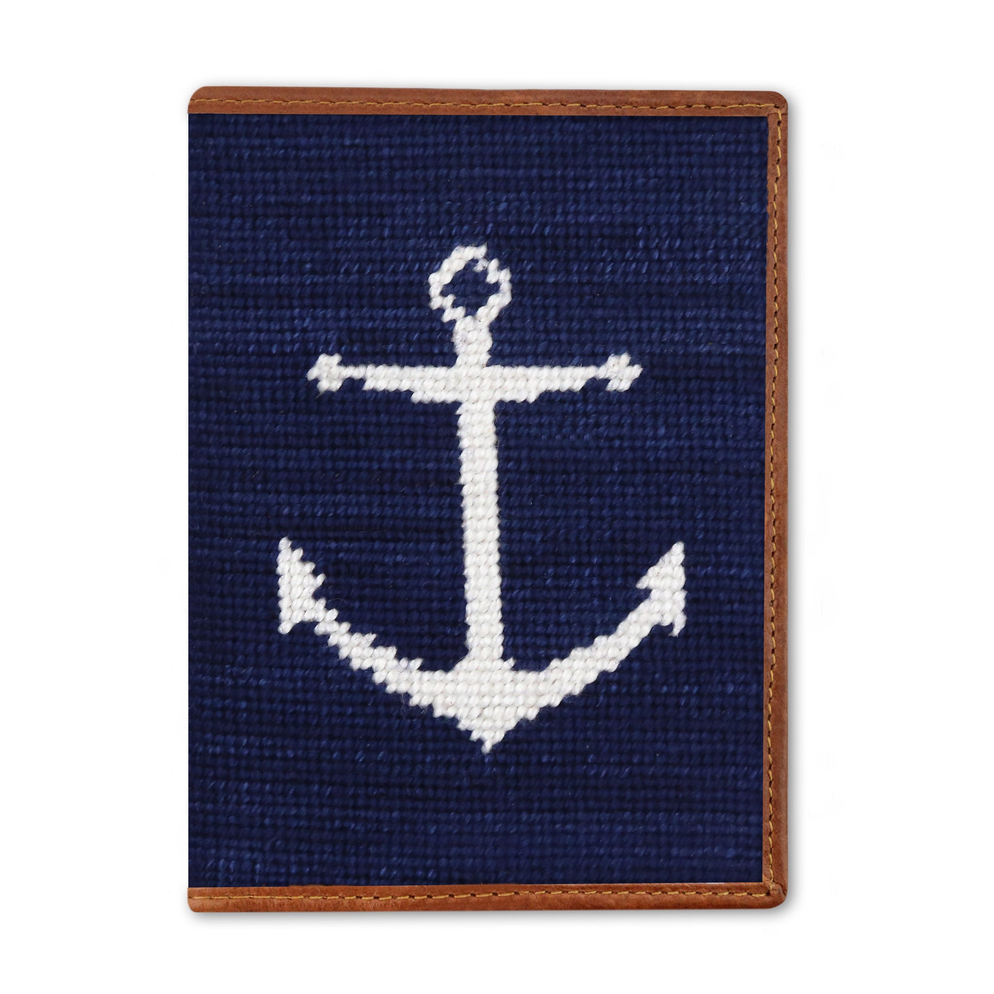 Anchor 2-sided Passport Case (Dark Navy) (Final Sale)