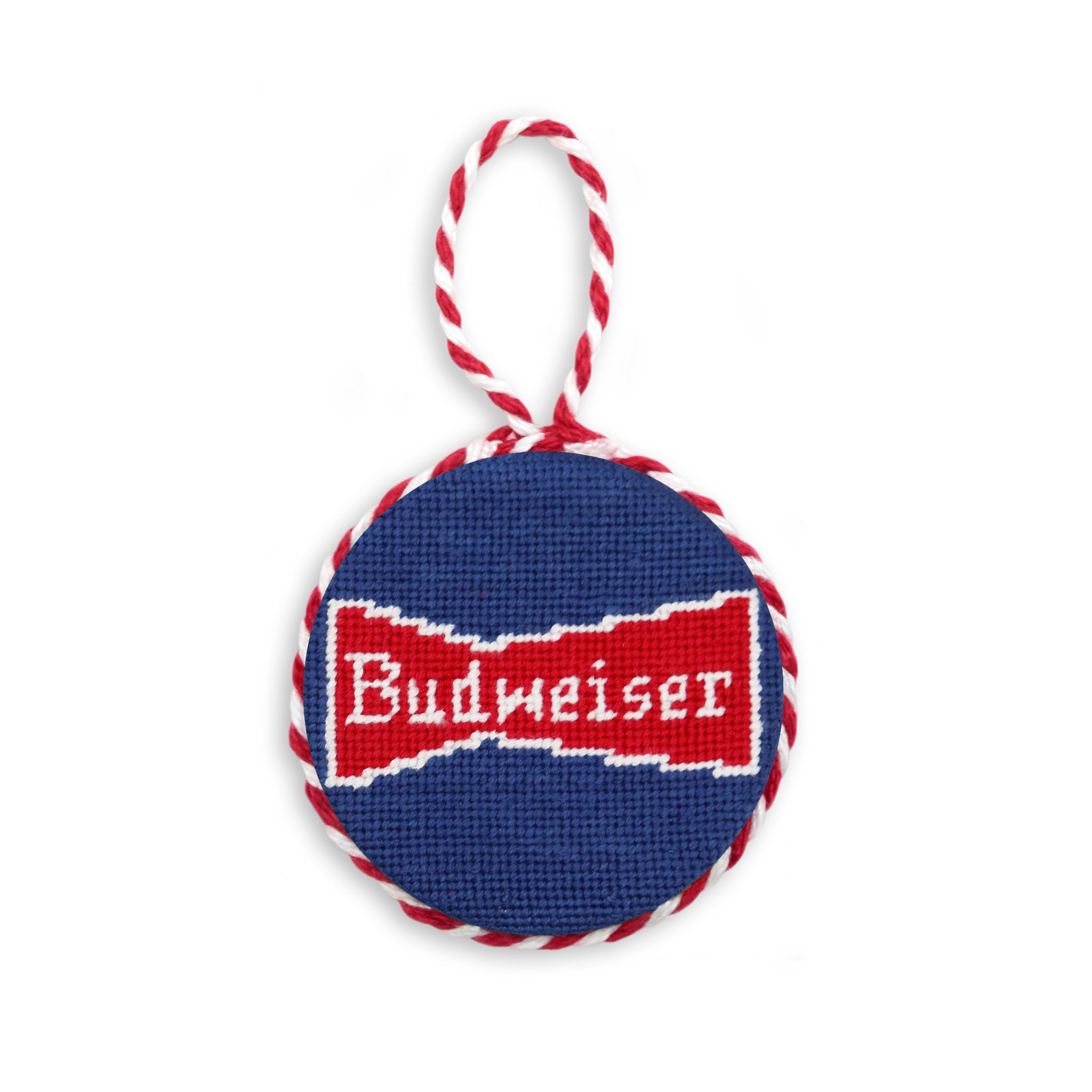 Budweiser Vintage Bowtie Ornament (Classic Navy)