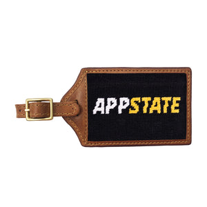 Appalachian State Text Luggage Tag (Black)