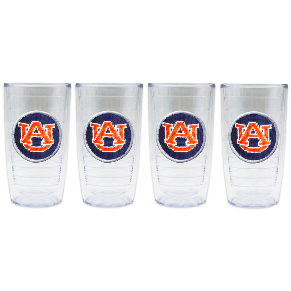 Auburn Tervis Tumbler (Dark Navy) (White Edge)