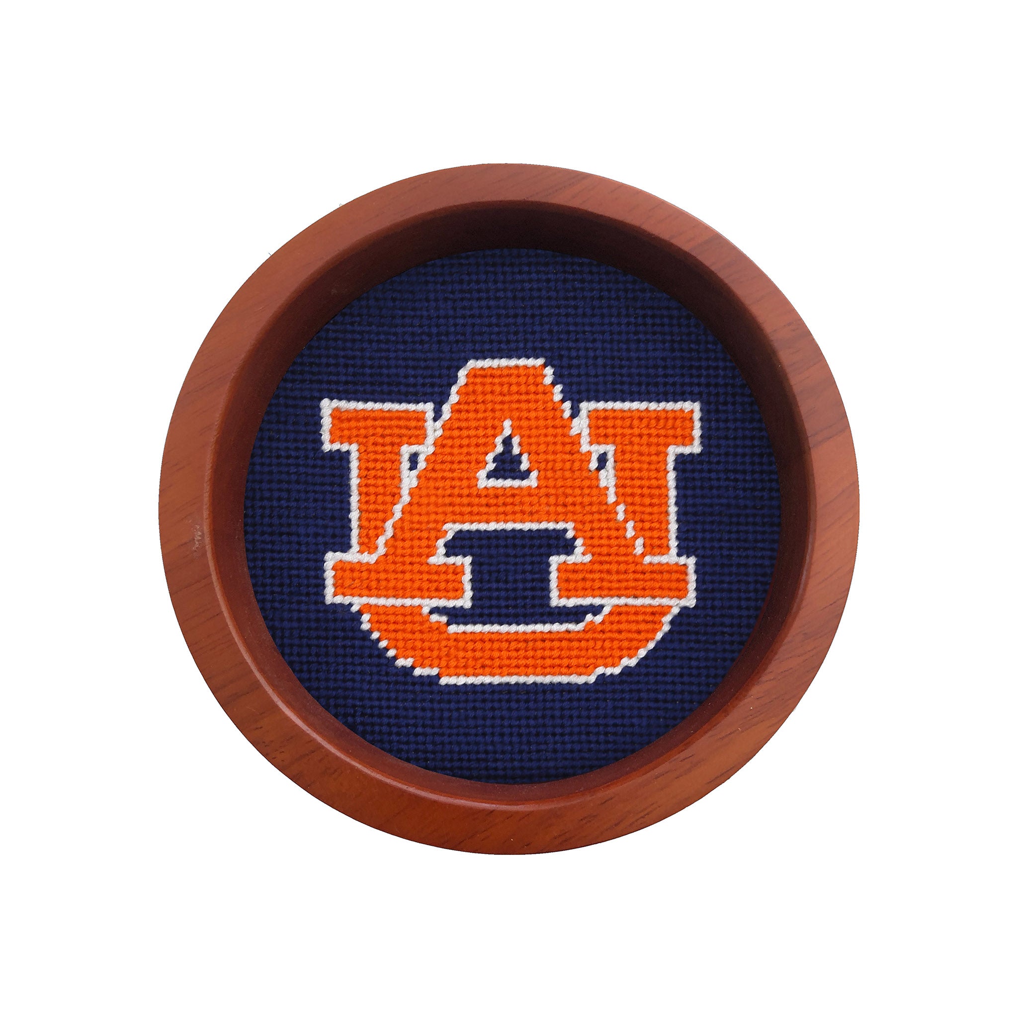 Auburn Wine Bottle Coaster (Dark Navy)