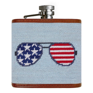 American Aviators Flask (Ice Blue)