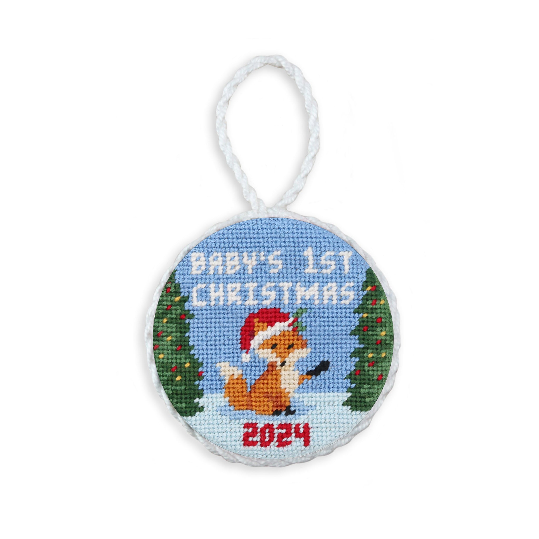 Baby's 1st Christmas Fox 2024 Ornament