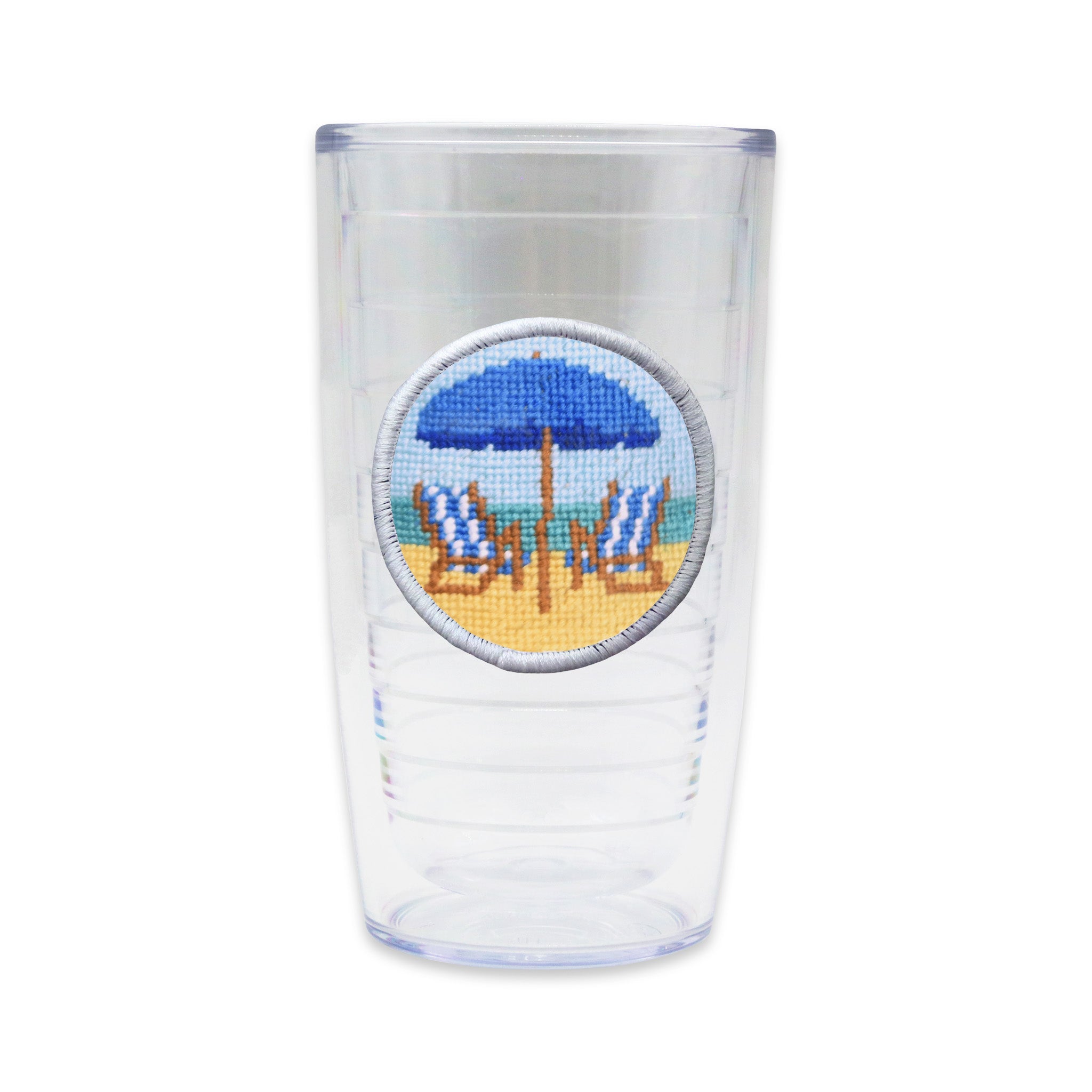 Beach Chairs Scene Tumbler (Cobalt Chairs)
