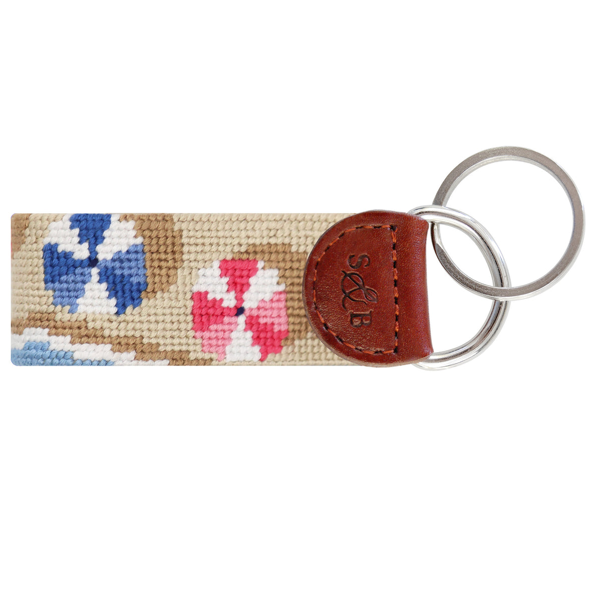 Beach House Aerial Scene Key Fob
