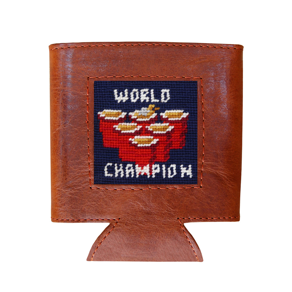 Beer Pong World Champ Can Cooler
