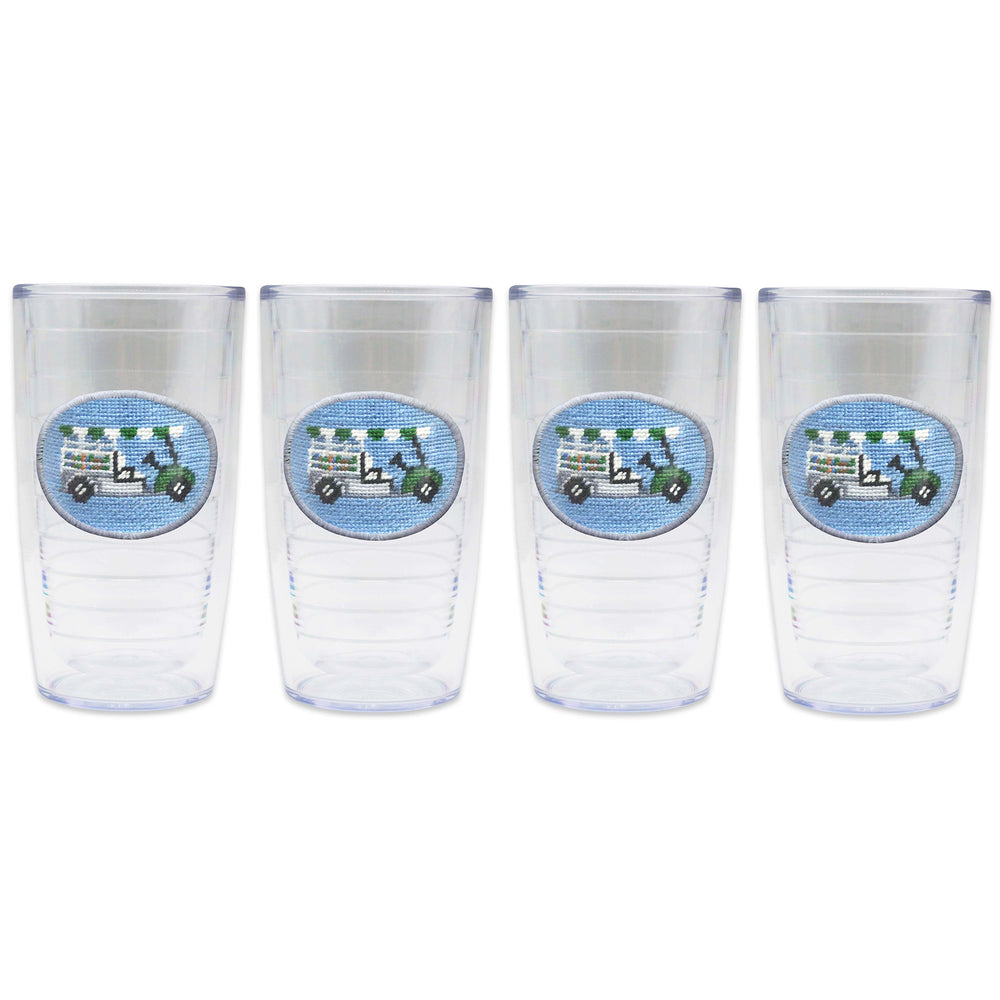 Beverage Cart Tervis Tumbler (Light Blue) (White Edge)