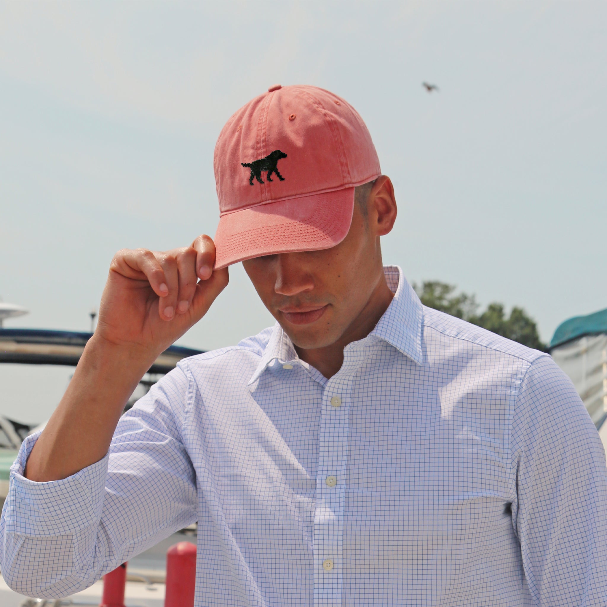 Black Lab Walking Hat (Nantucket Red)