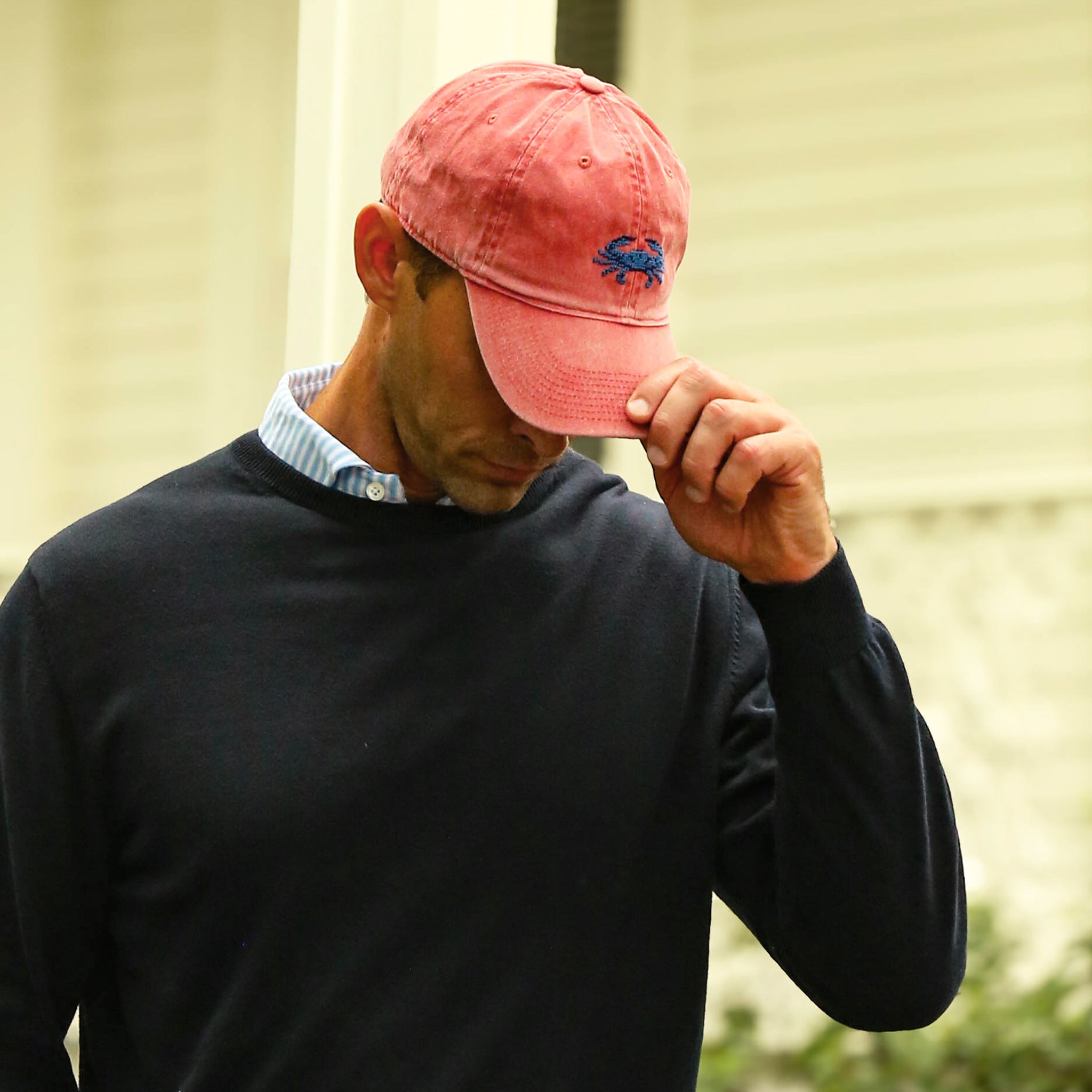 Blue Crab Hat (Nantucket Red)