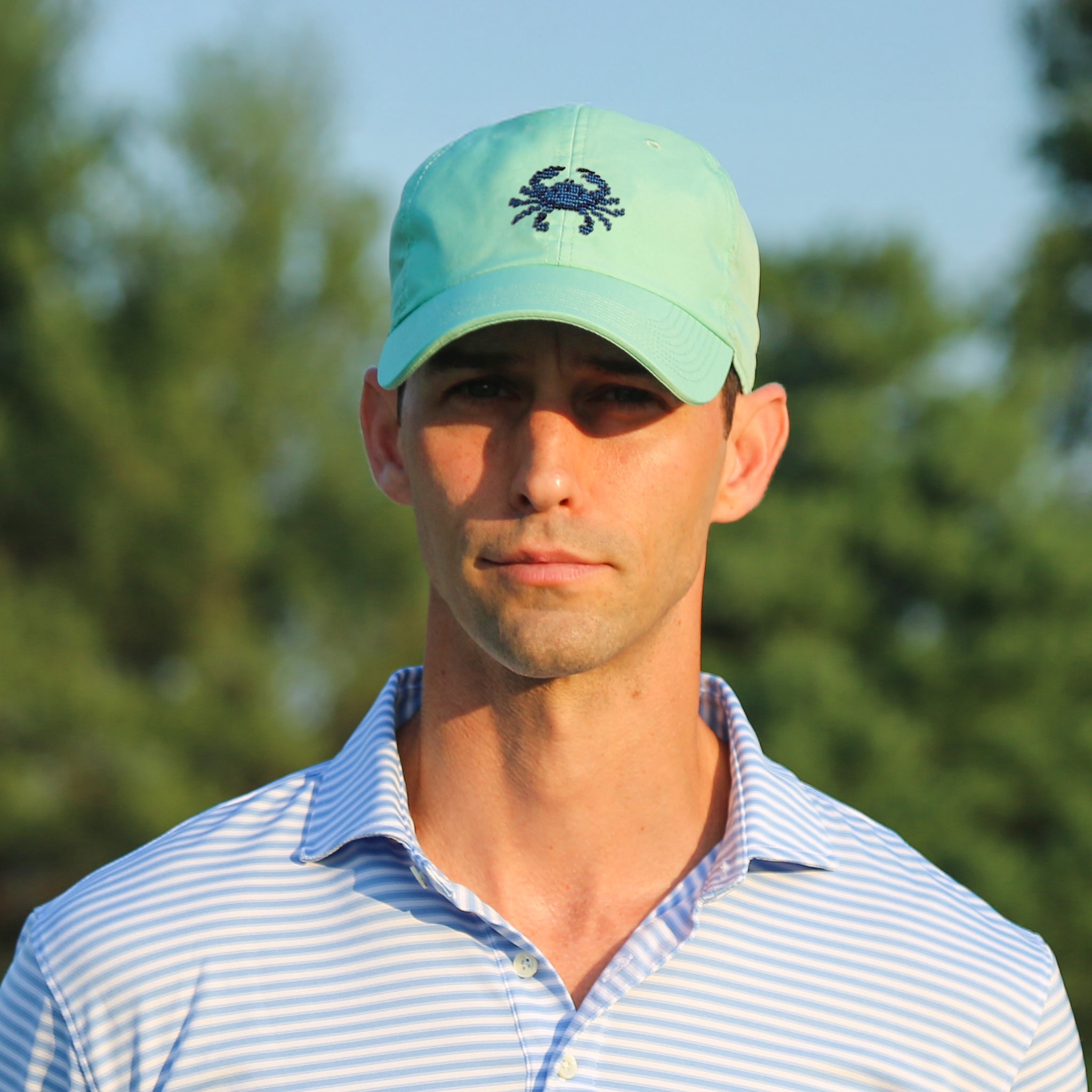 Blue Crab Performance Hat (Seafoam)