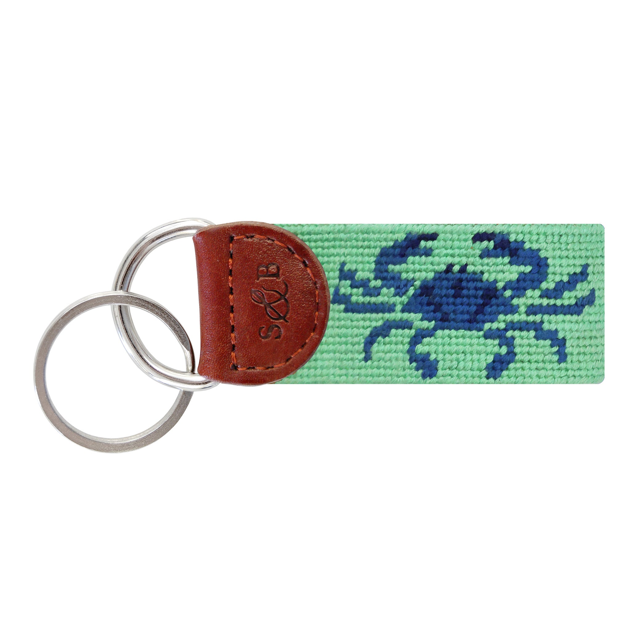 Blue Crab Key Fob (Mint)