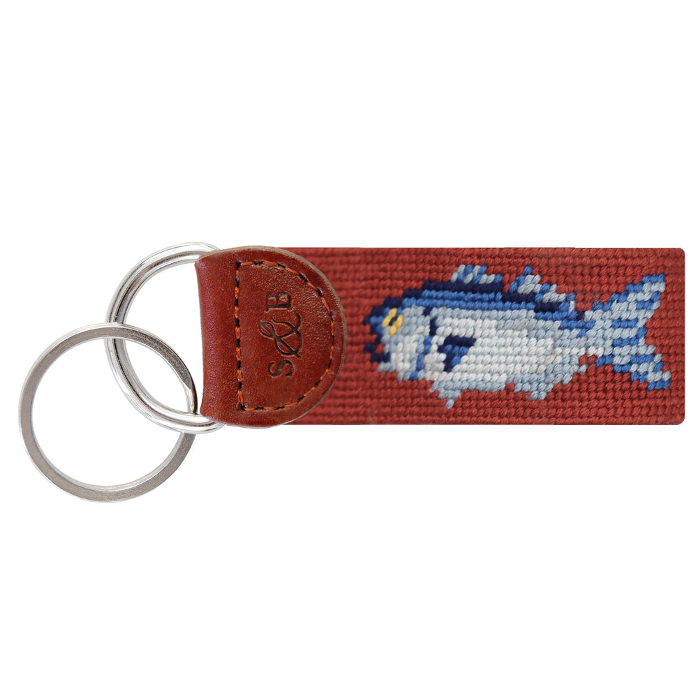 Bluefish and Striper Key Fob (Rust) (Final Sale)