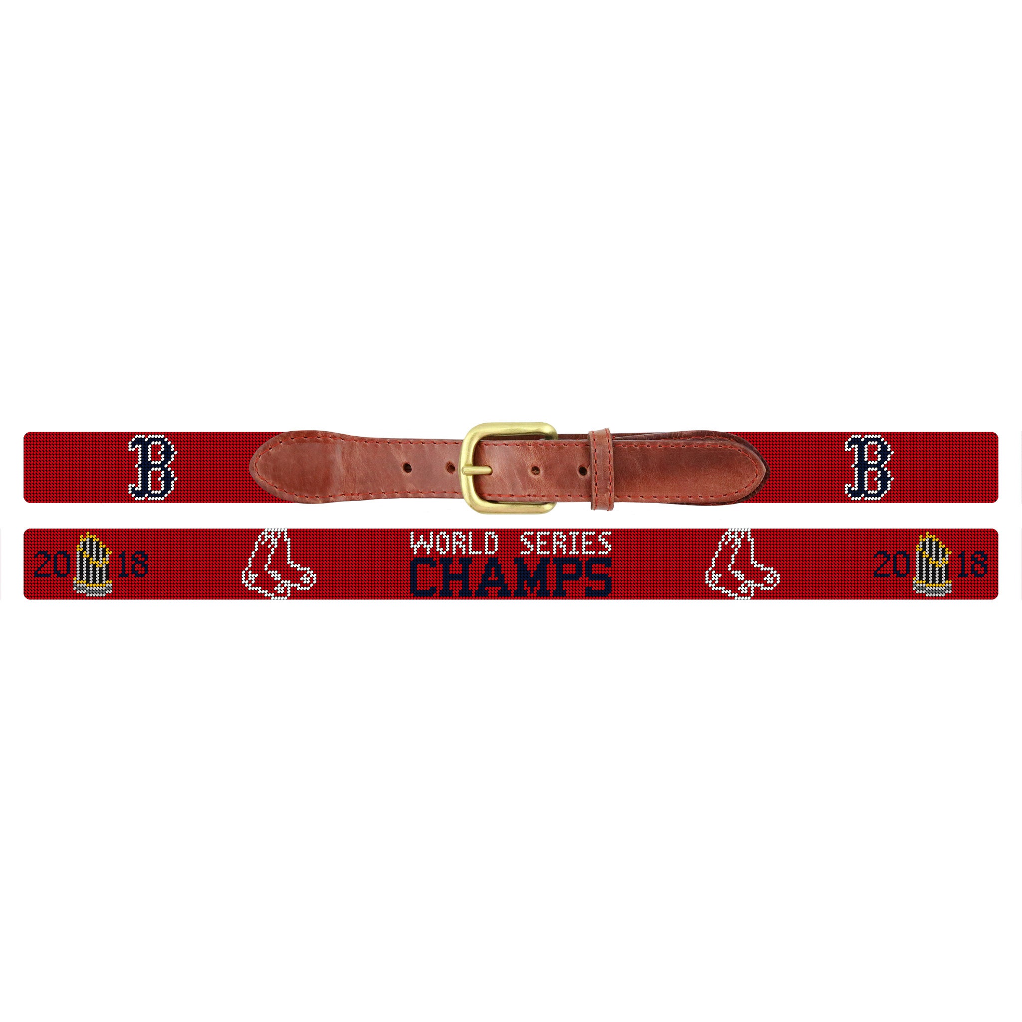Boston Red Sox 2018 World Series Belt (Red) (Final Sale)